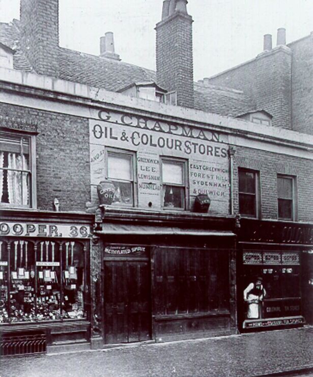 Chapman's Oil and Colour Shop, where the murders took place.